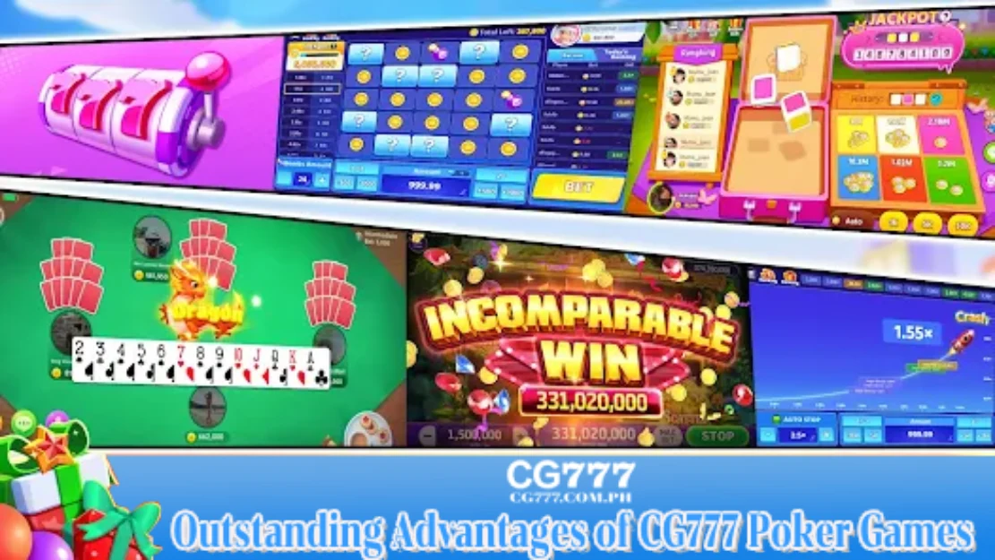 Outstanding Advantages of CG777 Poker Games