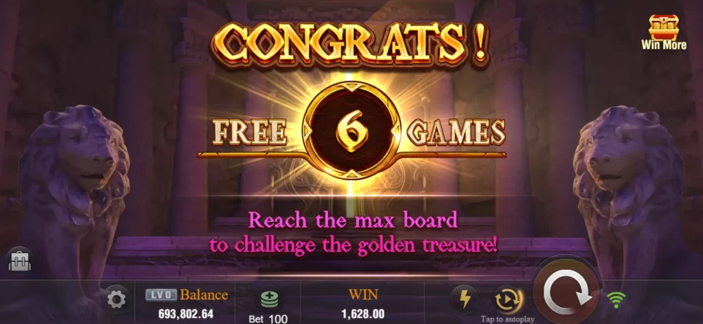 Winning Strategies in Golden Temple